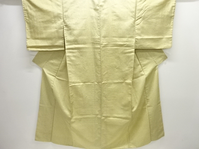 JAPANESE KIMONO / ANTIQUE KIMONO / SILK / OSHIMA TSUMUGI / YOSEGARA PATTERN